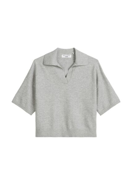 Knit Polo Pullover, Shortsleeve, V-