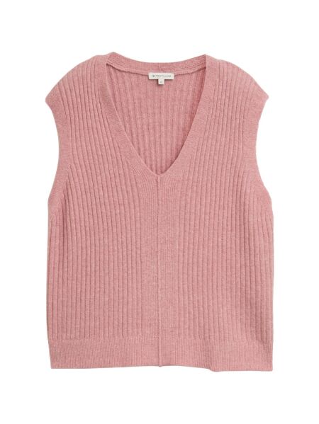 knit cosy rib vest