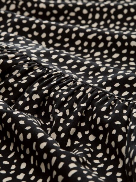 viscose tiered dress
