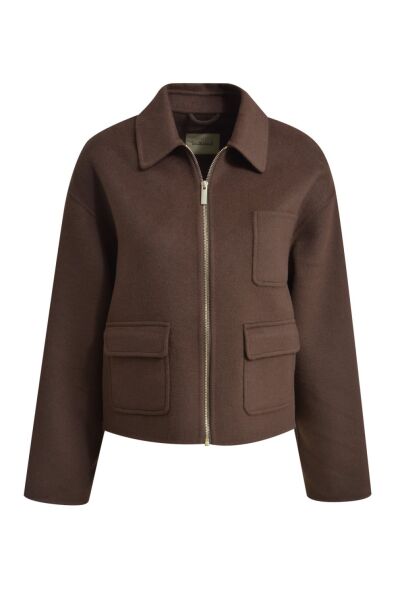ZIPPER SHORT JACKET