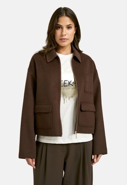 ZIPPER SHORT JACKET