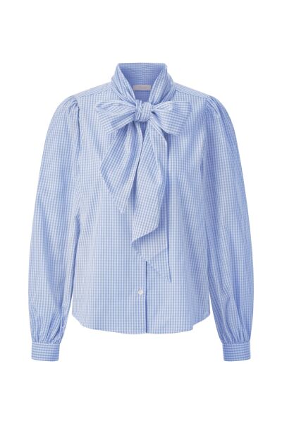 Cotton Blouse with Bow