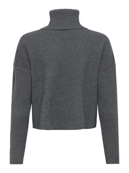 ONLAMA LIFE LS RIB ROLLNECK CC KNT