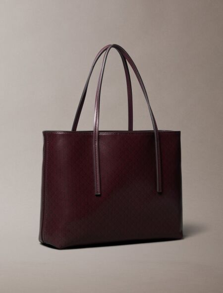 EMBLEM AOP SMALL TOTE