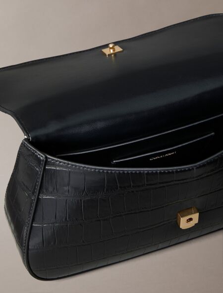 CK CROC CONV CHAIN MEDIUM BAG