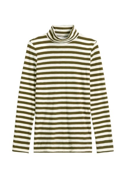 T-Shirt, LSL, Turtleneck, YD-Stripe