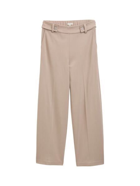 cropped straight leg pants