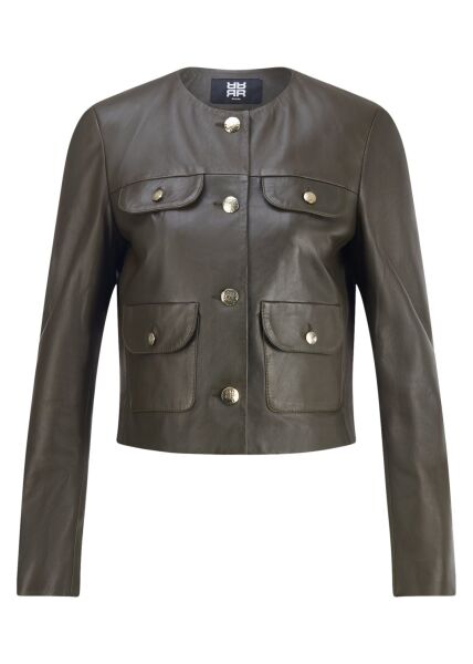 Lederjacke