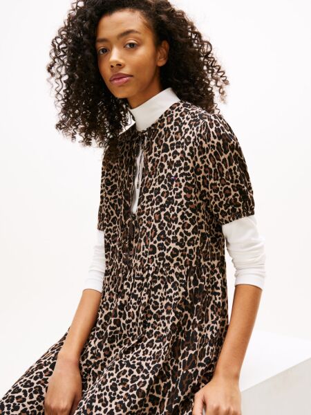 TJW TIE DETAIL MINI DRESS