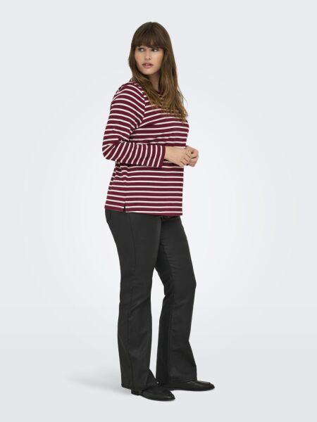 CARNEW SOPH LIFE LS STRIPE TOP JRS