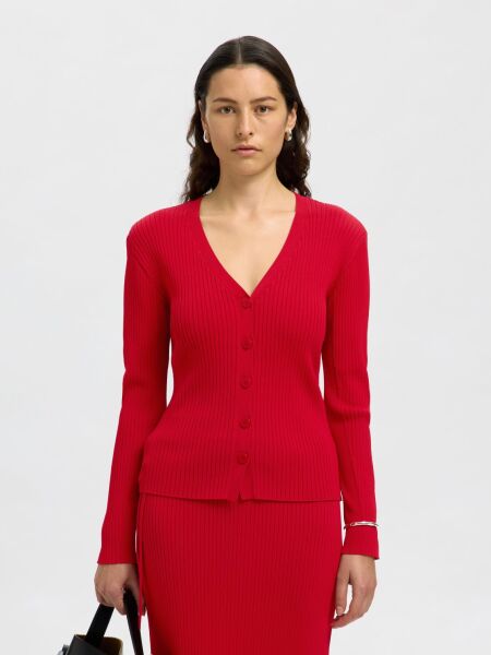 SLFCARLY LS KNIT CARDIGAN