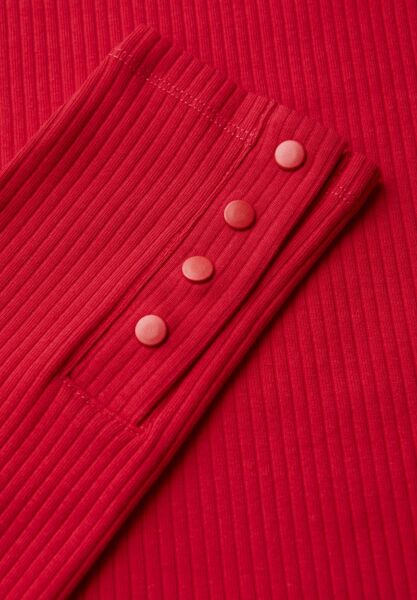 rib shirt w.buttons at cuffs