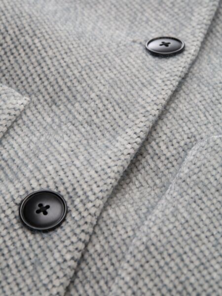 structured wool look jacket