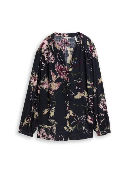 blouse printed longsleeve