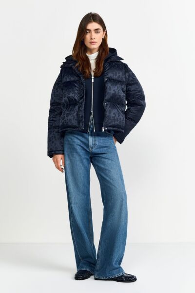 Leo jacquard puffer sustainable