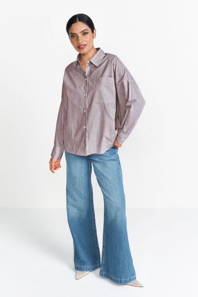 Sustainable Cotton Oversize Stripe