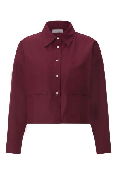 Cropped Cotton Blouse