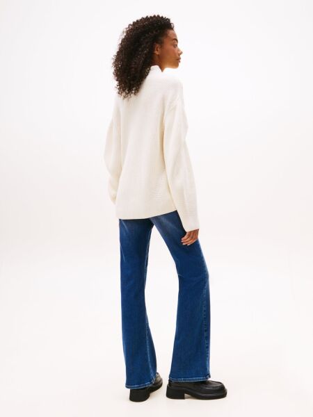 TJW MOCKNECK BADGE SWEATER