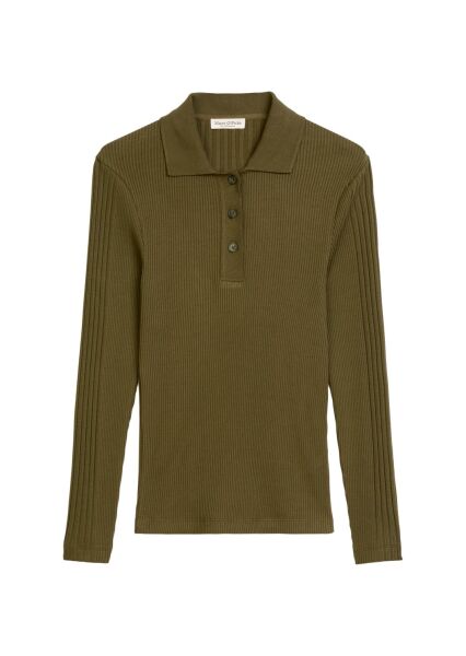 Polo-shirt, long sleeve