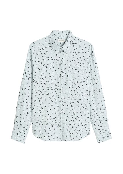 Blouse, casual fit, kent collar, lo