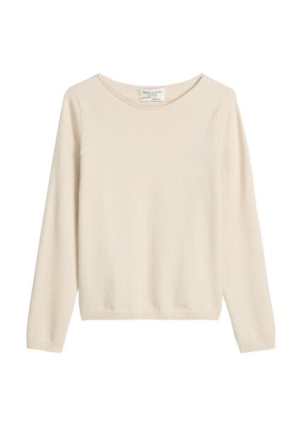 Pullover, longsleeve, boat-neck