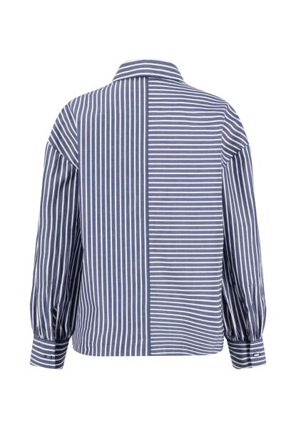 BLOUSE ASYM STRIPE