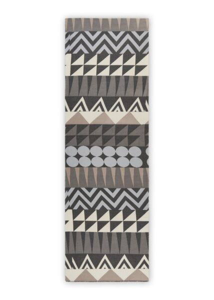 PRINTED SCARF POLYESTER/VISCOSE GRA