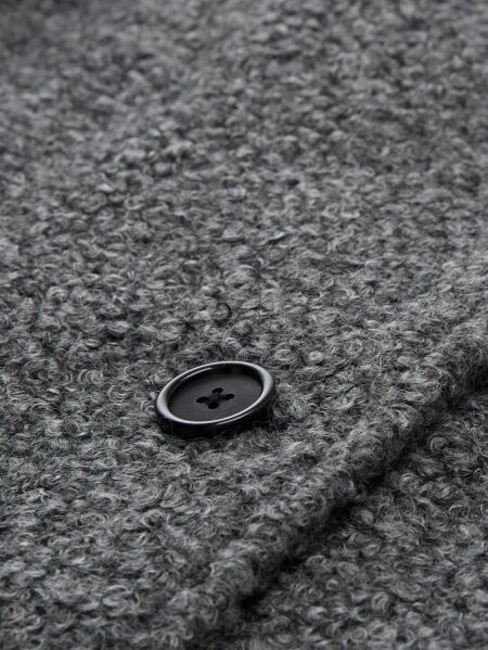 bouclÃ© cape jacket