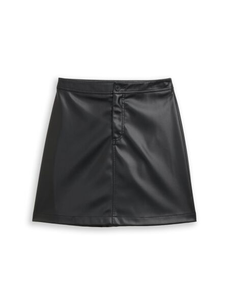 mini fake leather skirt