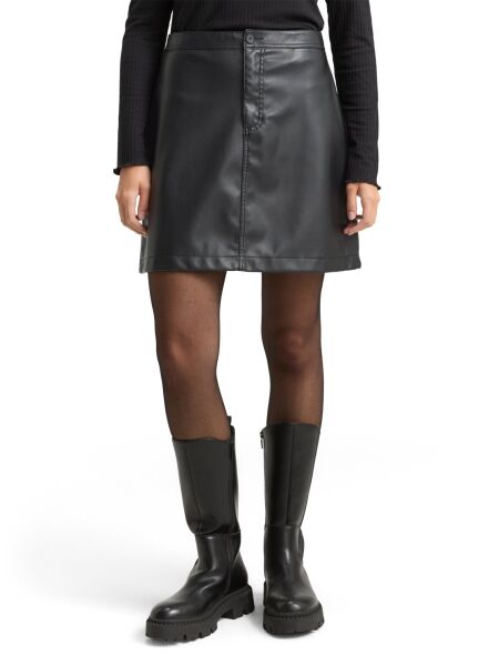 mini fake leather skirt
