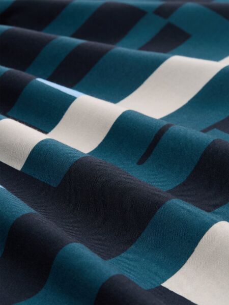 T-shirt fabric mix front print