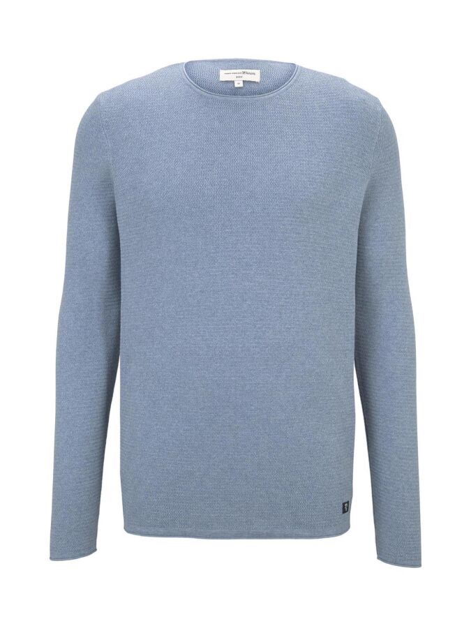 soft light blue melange