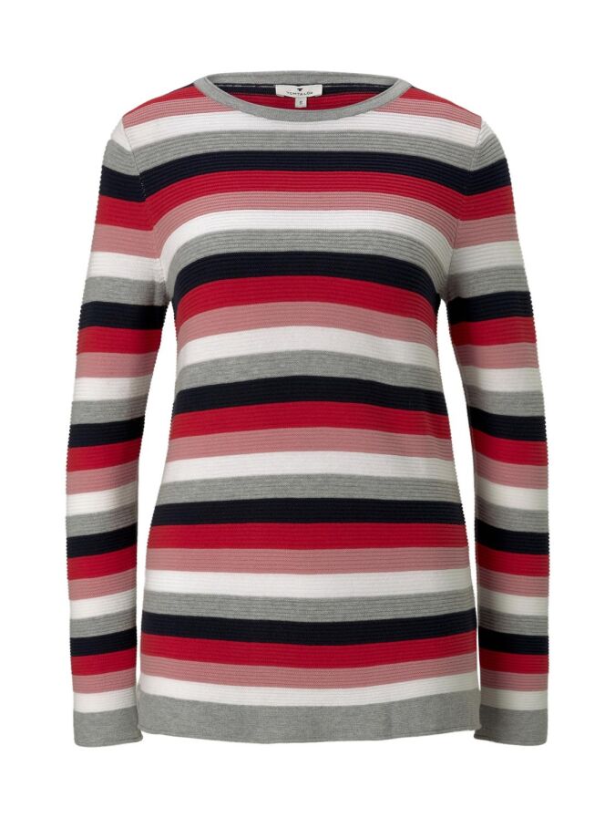navy red stripes
