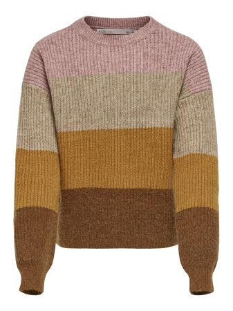 KOGSANDY L/S STRIPE PULLOVER KNT NO