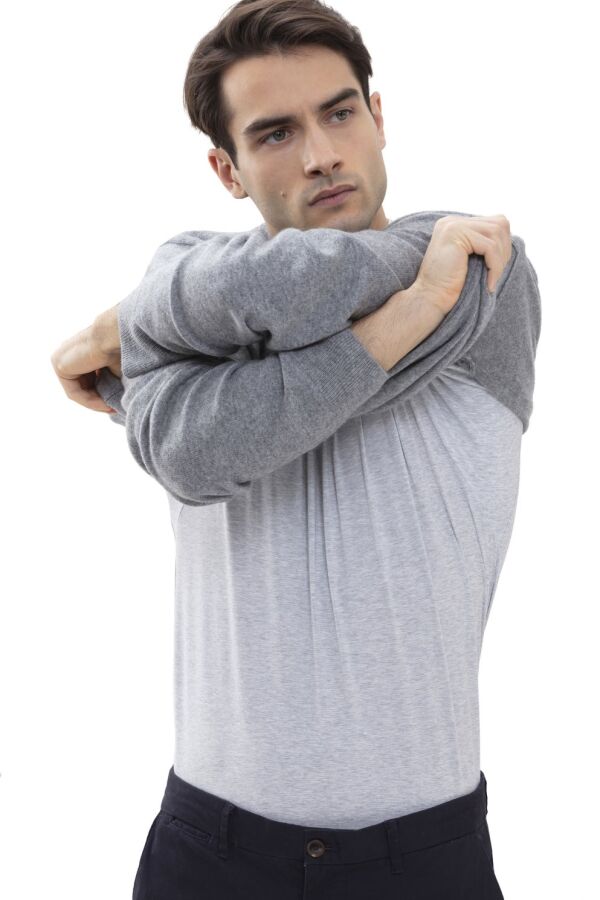 light grey melange