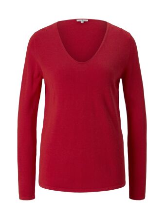 sweater basic v-neck
