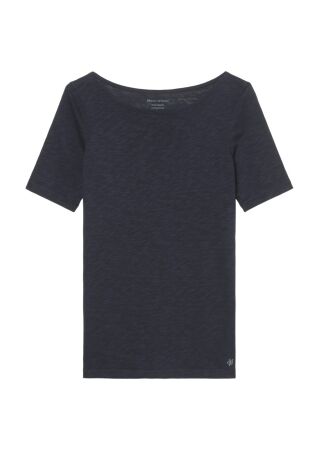 T-shirt, short-sleeve, boat-neck