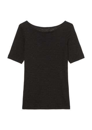 T-shirt, short-sleeve, boat-neck