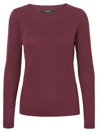 VMCARE STRUCTURE LS O-NECK BLOU NOO