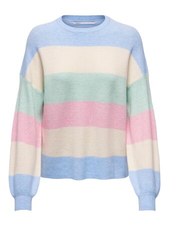 ONLATIA L/S STRIPE PULLOVER KNT NOO
