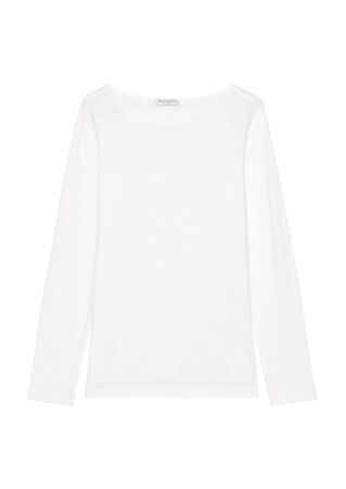 T-shirt, long sleeve, boat neck
