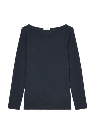 T-shirt, long sleeve, boat neck