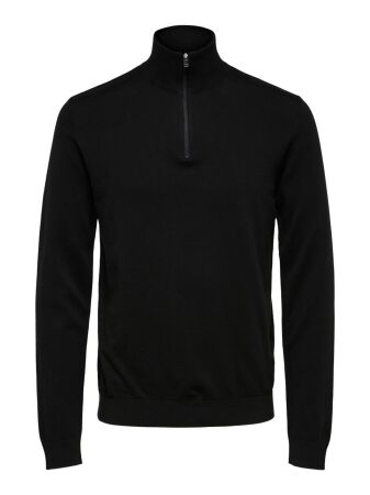 SLHBERG HALF ZIP CARDIGAN NOOS