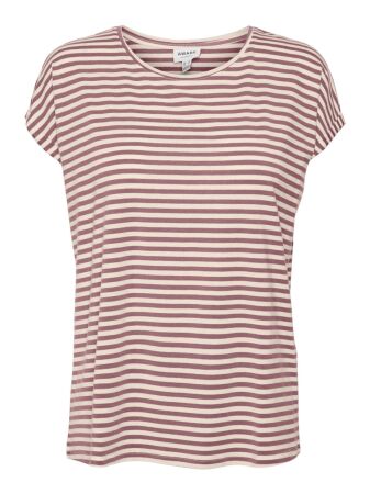 VMAVA PLAIN SS TOP STRIPE GA JRS  N