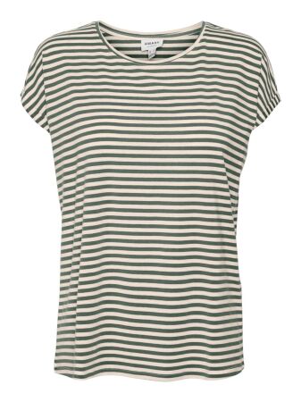 VMAVA PLAIN SS TOP STRIPE GA JRS  N