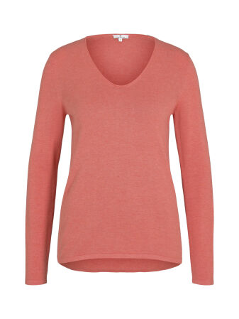 sweater basic v-neck