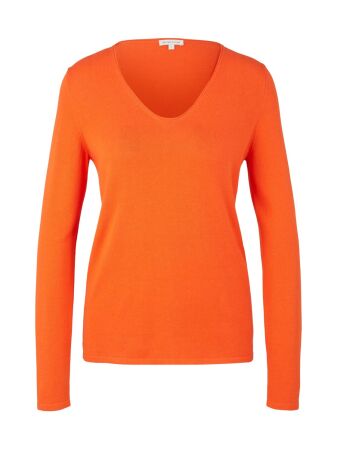 sweater basic v-neck