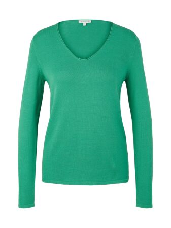 sweater basic v-neck