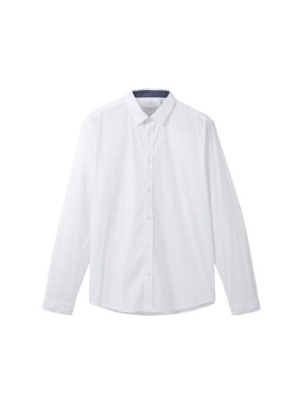 stretch poplin shirt