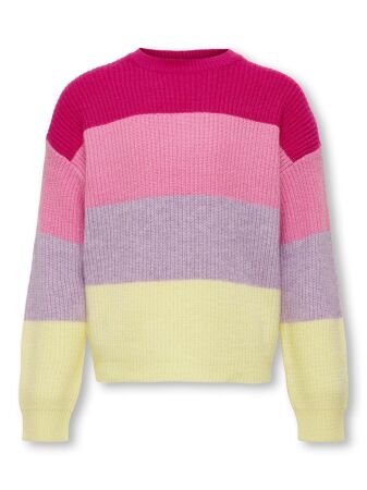KOGSANDY L/S STRIPE PULLOVER KNT NO
